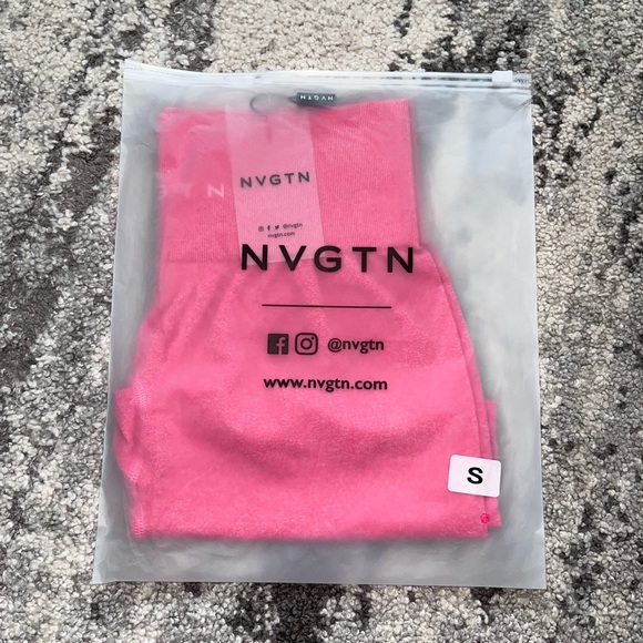 NWT NVGTN Hot Pink Pro Shorts - Picture 4 of 5